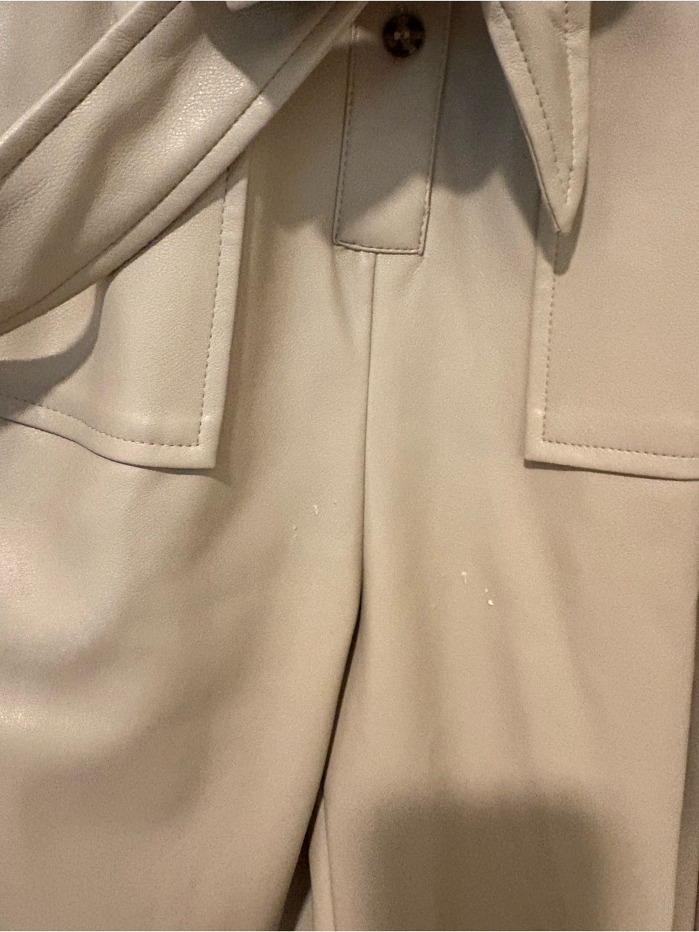 Cindy Faux Leather Jumpsuit by Avec Les Filles - Picture 5 of 8